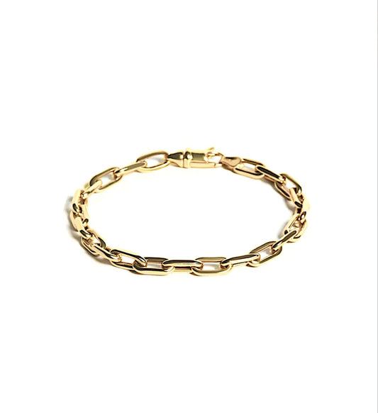 14K Oval Link bracelet