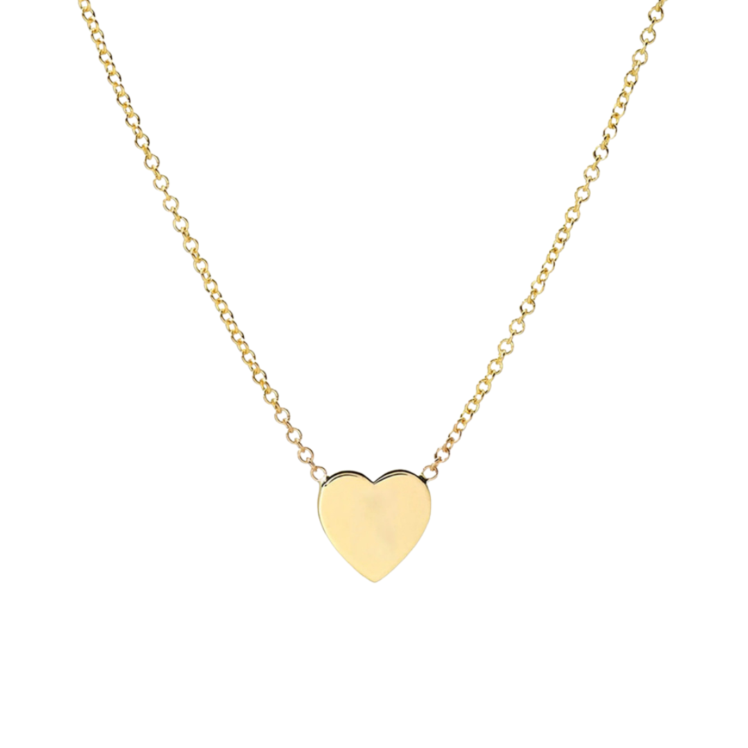 14K Gold heart necklace